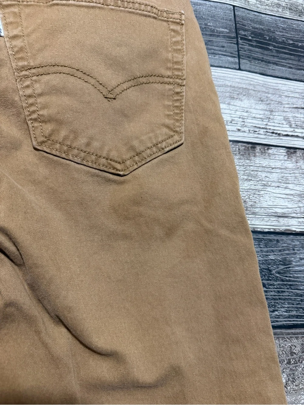 Levi’s 502 Regular Tapered Jeans Pants Men’s 31x30 Brown Stretch READ